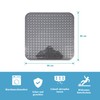INCETUE Non-Slip Shower Mat, 80 x 80 cm, Non-Slip Shower