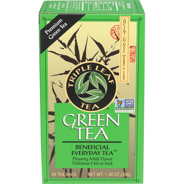 Triple Leaf, Tea Green, 20 Count