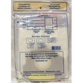 EnviroCare Replacement Micro Filtration Vacuum Cleaner Bags Designed to Fit Eureka RR Uprights 3 Pack
