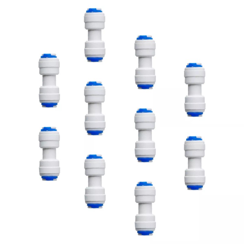 iSpring LittleWell Inline Fitting with 1/4" Quick Connect Fitting, 10