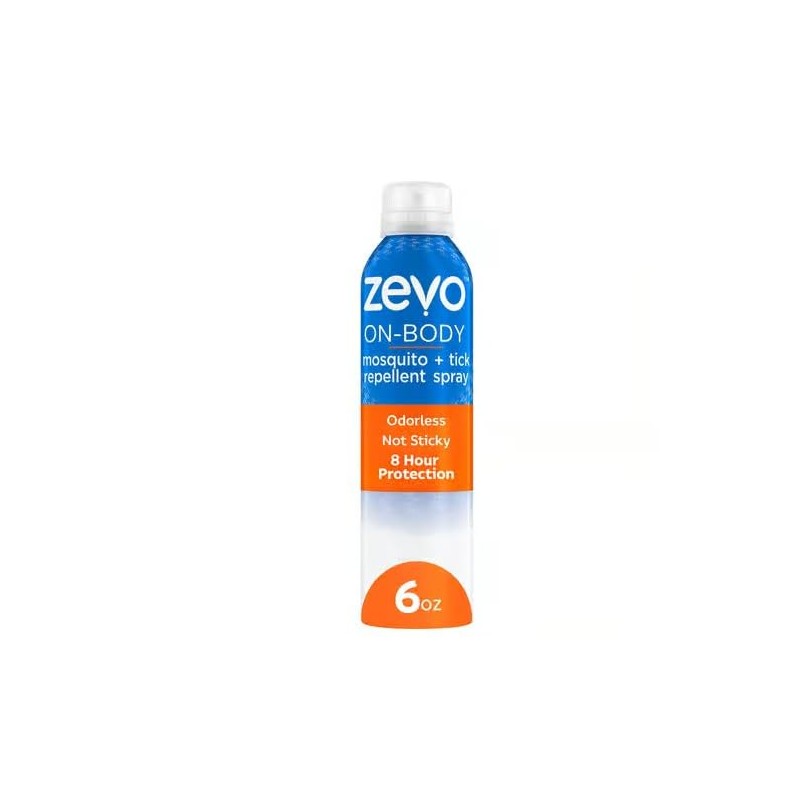 Zevo On-Body Aerosol Spray Insect Repellent Liquid for Mosquitoes/Ticks 6