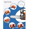 AUMEL Chainsaw Sharpener Kit Universal 3/8'' 1/4'' 0.325" Chain Saw
