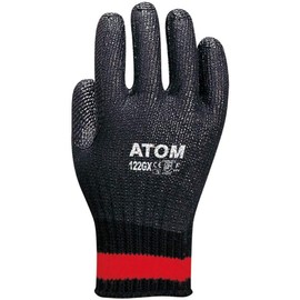 Atom 122-GX Rubberized Clovee Work Gloves, 5 Pair Set