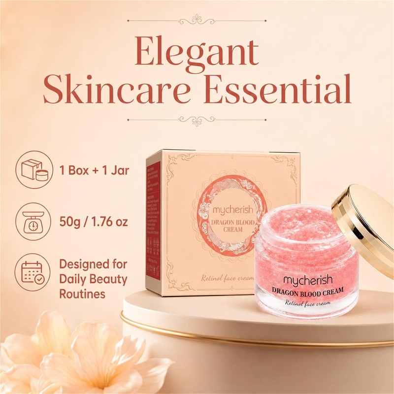 Crema Dragon Blood con Retinol, Hidratante Facial Diario