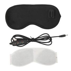 Heated Eye Cover Fluff USB Eyes Heating Pad Electric Warm Eye Compress Patch with Temperature Control for Dry Eyes Blepharitis Sleeping
