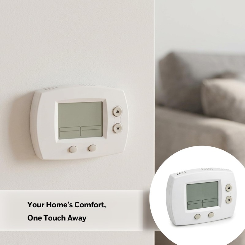 TH5110 Non-Programmable Thermostat for Home Heating and Cooling, White with