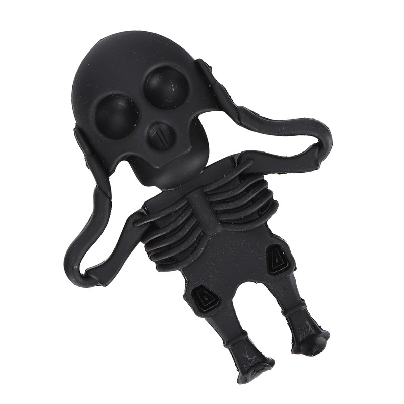 Cartoon U Disk Black Skull Appearance High Speed Bulk Storage