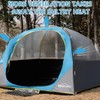 LOYEAHCAMP 4 Person Blackout Camping Tent, Easy Setup Waterproof Family