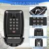DYDHRER Key Safe with Number Code, 12 Digits, Waterproof, Key