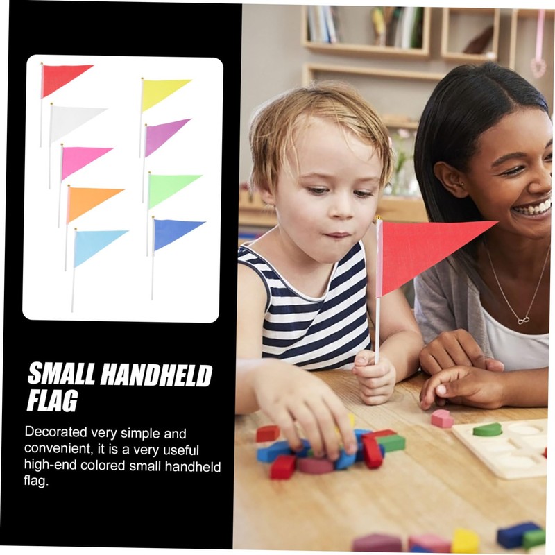 ORFOFE Hand Flags for Waving 9pcs Set of Small Flags