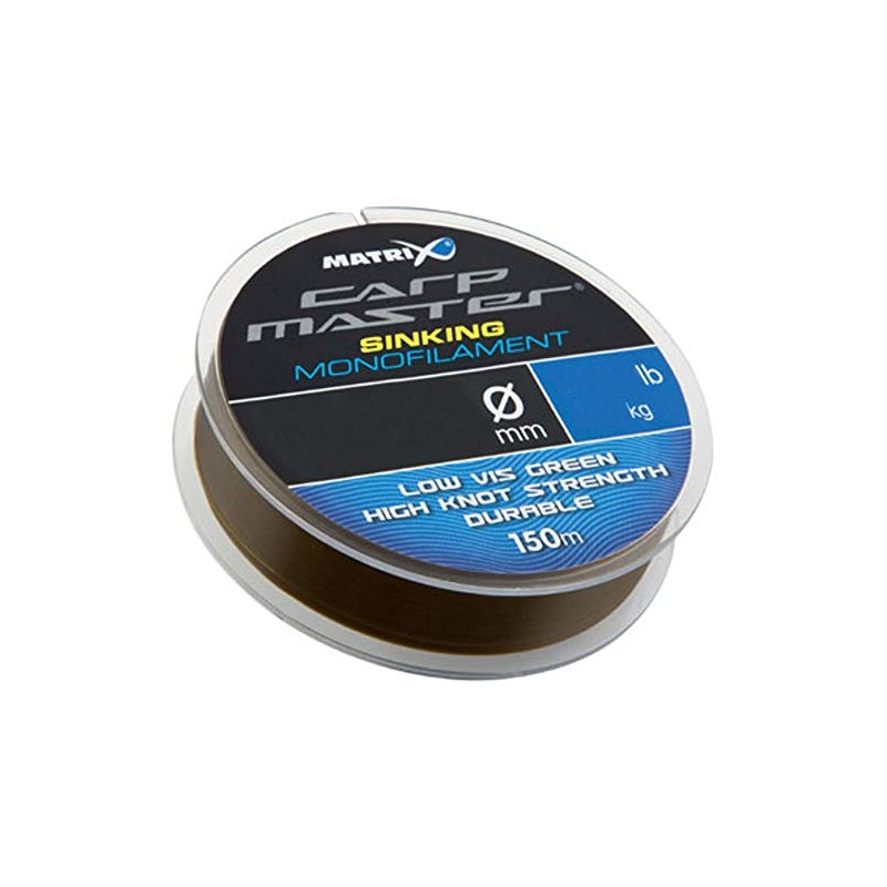 Matrix Carpmaster Sinking Mono Line For Fishing: 5.5lb