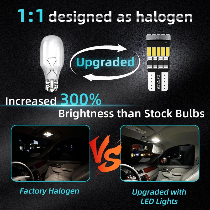 XFLHEHD 12Pcs Interior LED Lights Fits for Acura TSX 2004-2008