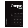 Kokuyo 2025 Campus Diary, Monthly Block, Graph Rule, A5, Black,