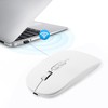 2.4Ghz Wireless Rechargeable Mouse Mute Ergonomic Computer Optical Mice for