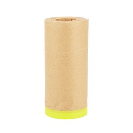 TUCKBOLD Pre-Taped Masking Paper Automotive Paint Masking Paper Brown Green 1 Pcs 30x1500cm / 49.21ftx11.81 Kraft Paper