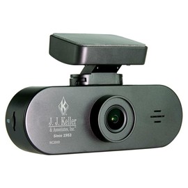 HD Dash Cam Front Rear Dual-Facing, 140° Wide Angle with 1.5" TFT LCD Screen, Built-in GPS and WiFi, WDR Night Mode, 128GB Card Included, G-Sensor, J. J. Keller & Associates, Inc.