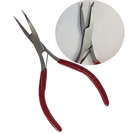 JEWEL TOOL 5" (12.7 cm) 45-Degree Bent-Nose Pliers | Slim Design with Comfort Grip | Ideal for Jewelry Design and Repair