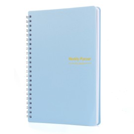 SEEALLDE Undated Planner Week to View to Do List Notebook A5 Diary Spiral with Habit Tracker College Work