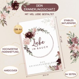 My First Year Memory Baby Album, Green Baby Album, Boy, Girl Baby Book, Photo Album, Baby Photo Albums for Babies, Baby Gift