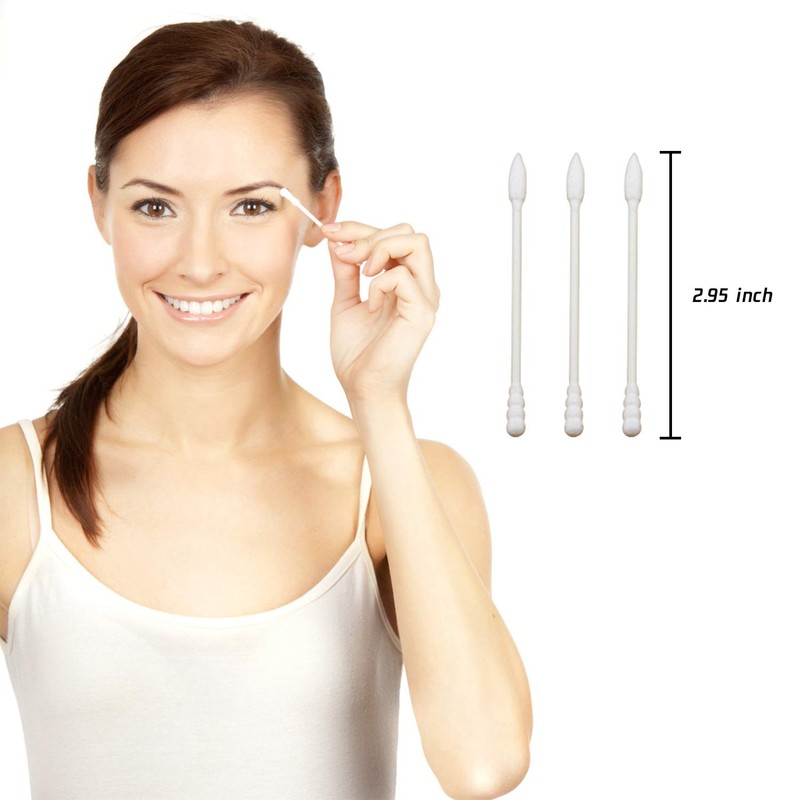 800pcs Cotton Swabs, Double Tipped Cotton Buds with Paper Stick,