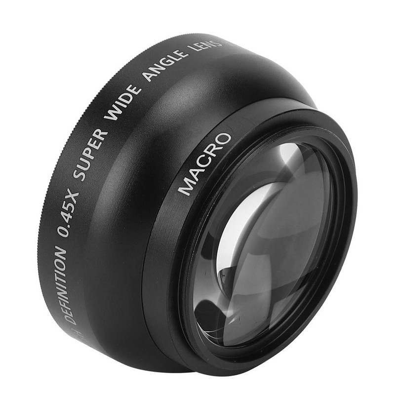 49MM 0.45X Wide Angle Macro Lens - Aluminum Alloy +