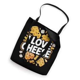 I Love Cheese Funny Cheese Lover Humor Tote Bag