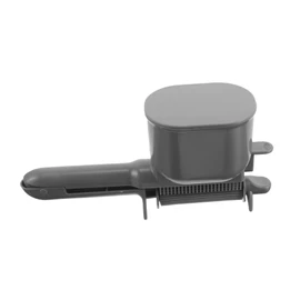 Gatuida Professional Hair Dye Comb Applicator with Built Roller Brush Semi Automatic Root Comb Tool for Easy Even Hair Coloring and Sectioning Light Grey for Home and Salon Use