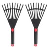 DOITOOL Hand Rake Garden Tool, 2PCS Plastic Hand Rake Soil