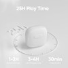 Auriculares inalámbricos Bluetooth, 25 horas de reproducción USB C TWS,