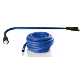 Dramm Blue ColorStorm 50' x 5/8" Garden Hose with 36" Hanging Basket Watering Wand (Bundle, 2 Items)