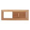 Solid Cedar Sauna Vent Panel Air Wooden Adjustable Room Ventilation