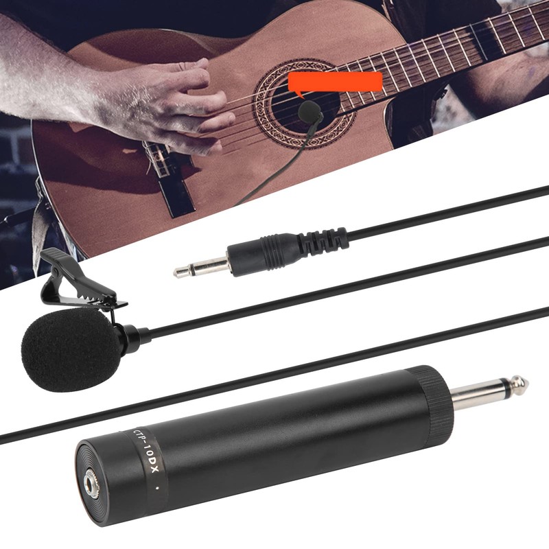 Lavalier Microphone Omnidirectional Wired Saxophone Lapel Microphone Easy Clip On