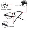 NORPERWIS 5 Pairs Reading Glasses - Standard Fit Spring Hinge