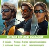 konqkin Polarised Sports Glasses, Men's Cycling Glasses, Women's Sunglasses, Men's