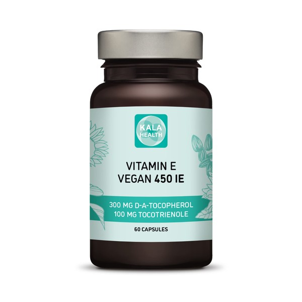 Kala Health Vitamin E 450 IU 400mg Tocopherol + Tocotrienol
