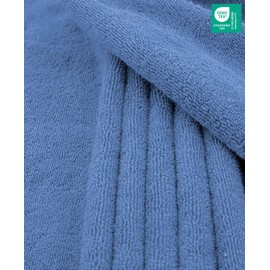 American Soft Linen Oversized Bath Sheet 40x80 Extra Large for Bathroom, 100% Cotton Turkish Jumbo Bathsheet Towels for Adults, Electric Blue Bath Sheet
