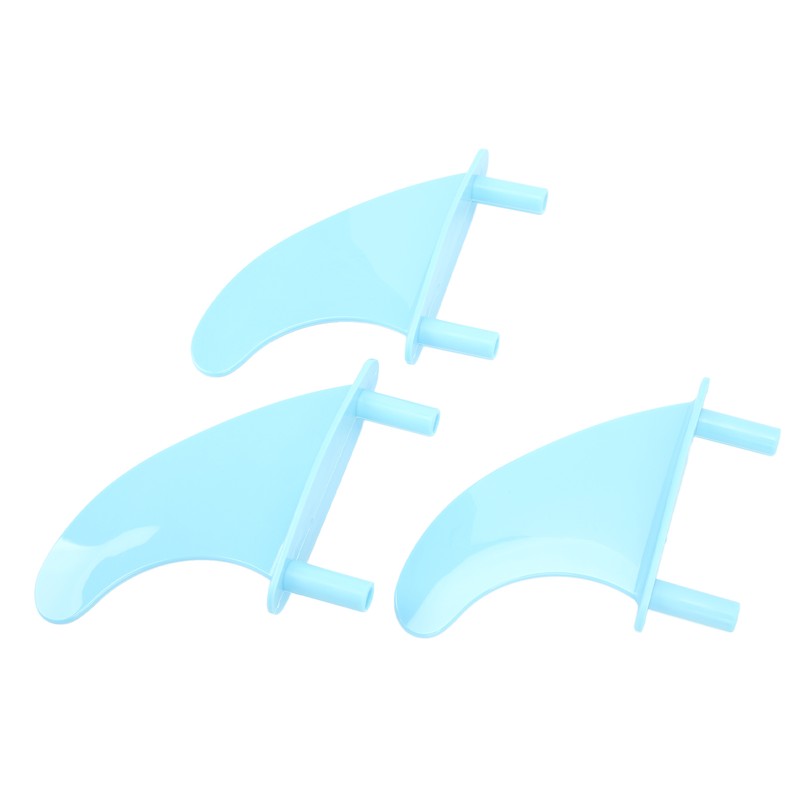Surfboard Fins Soft Top Tri Fin Set PVC Plastic for