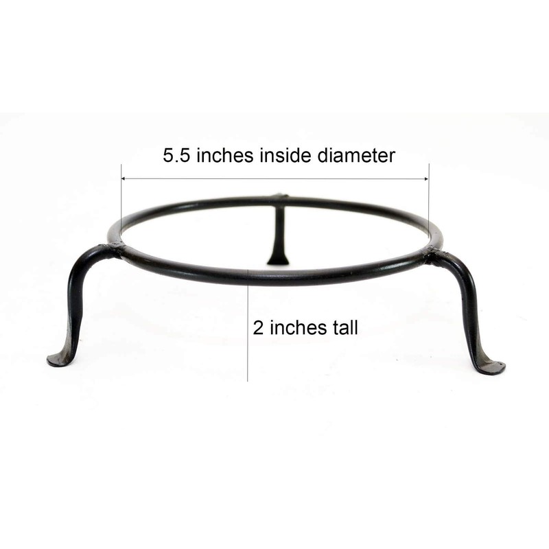 Laredo Import 5.5 Inch Inside Diameter Round Iron Display Stand