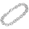 NKlaus Bracelet 925 Sterling Silver 22 cm Wide Anchor Chain