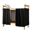 Qubanda Dorm Home Solid Thicken Bunk Blackout Bed Curtains Cloth