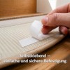 Floordirekt Stair Mats Sisal Pearl Cream Semicircular 25 x 65