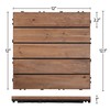 Yaheetech 27PCS Interlocking Patio Deck Tiles 12 x 12in Wood