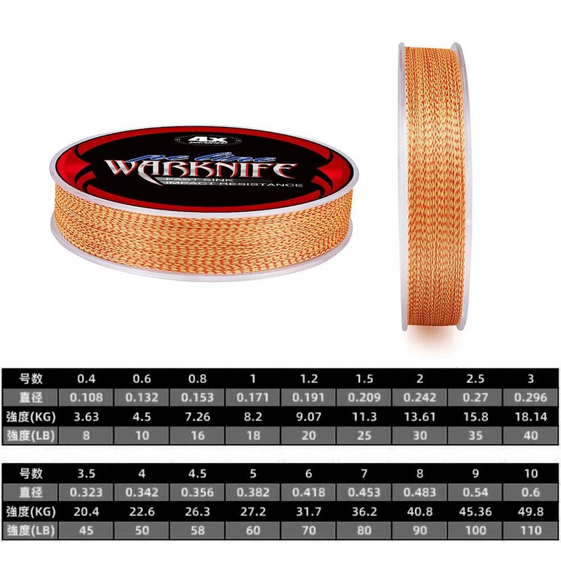 Warknife PE Line Fishing Line X4 300m (0.4, 0.6, 0.8,