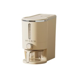 UFORU Rice Dispenser, Rice Storage Container with Measuring Cup for Kitchen Pantry Household, Dry Food Storage Containers Airtight, Sealed Moisture Proof, 11 Lbs