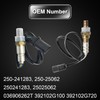 2Pcs Upstream & Downstream O2 Oxygen Sensor Fit for Kia