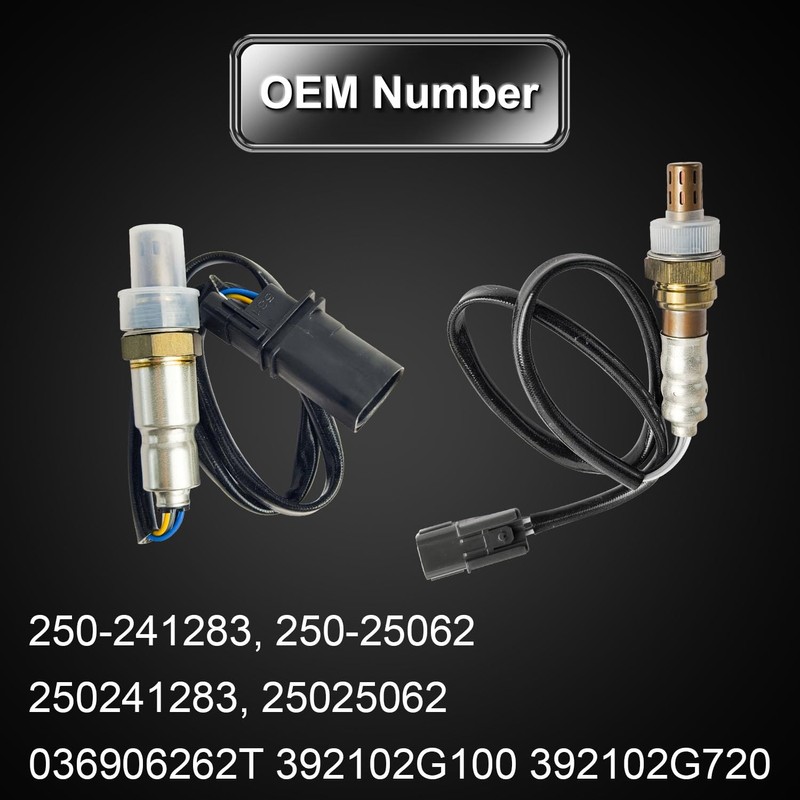 2Pcs Upstream & Downstream O2 Oxygen Sensor Fit for Kia