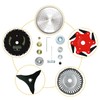 AILEETE 8'' Steel Wire Wheel Brush Weed Trimmer Head for