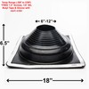 Dektite Metal Roof Pipe Flashing Boots Kit - Comes With