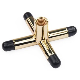 Accessotech Pool Snooker Billiards Table Cue Brass Cross & Spider Holder Rests