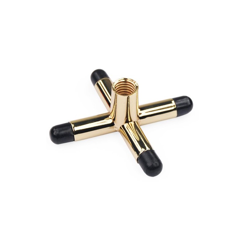 Accessotech Pool Snooker Billiards Table Cue Brass Cross & Spider